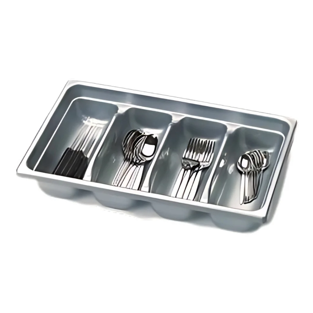 Portaposate Self Service Grigio 53x32,5x9,5 cm MOBIL PLASTIC
