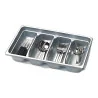 Portaposate Self Service Grigio 53x32,5x9,5 cm MOBIL PLASTIC