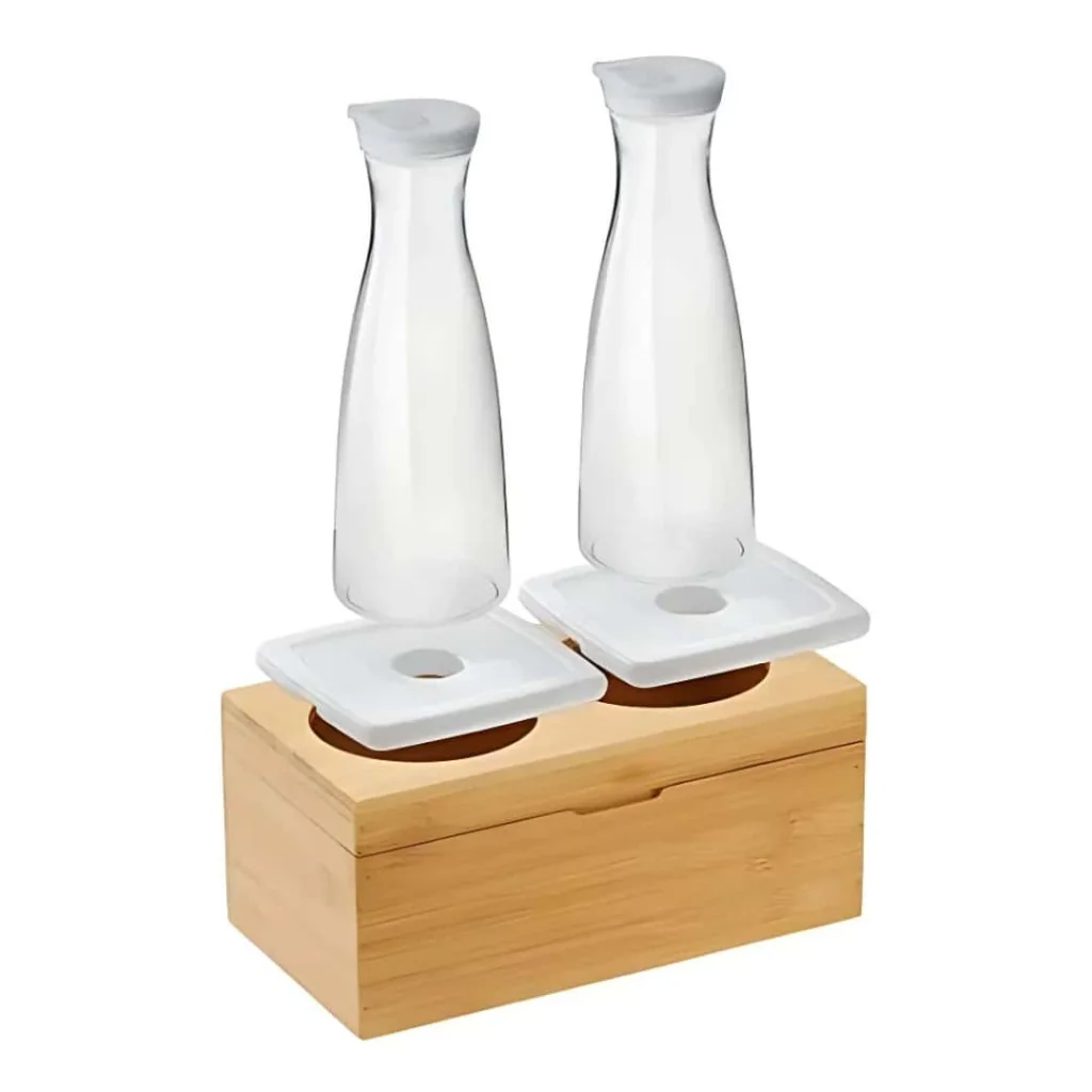 Set 2 Caraffe Buffet con Base Refrigerante LEONE