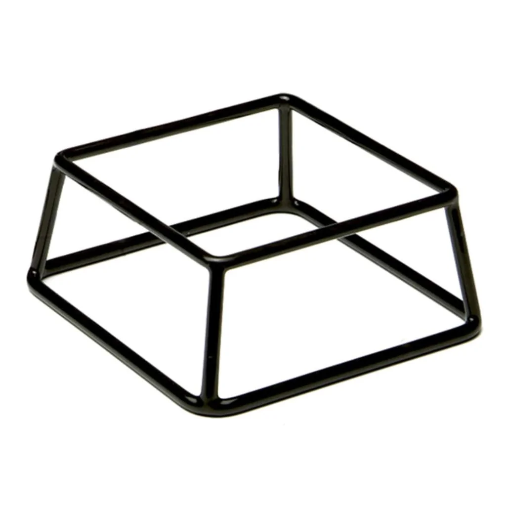Supporto Buffet Quadrato Nero 18x18x8 cm APS