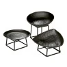 Supporto Buffet Quadrato Nero 18x18x8 cm APS