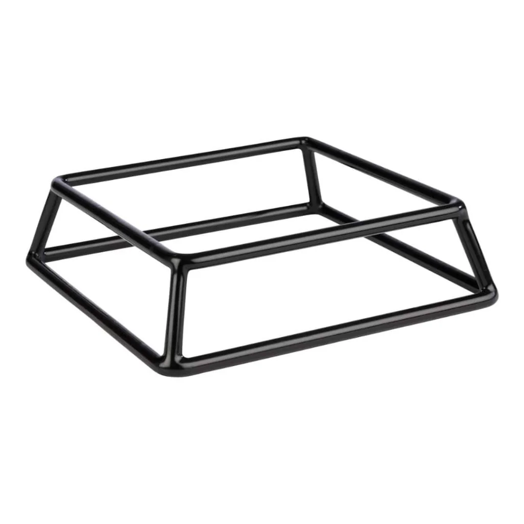 Supporto Buffet Quadrato Nero 18x18x5 cm APS