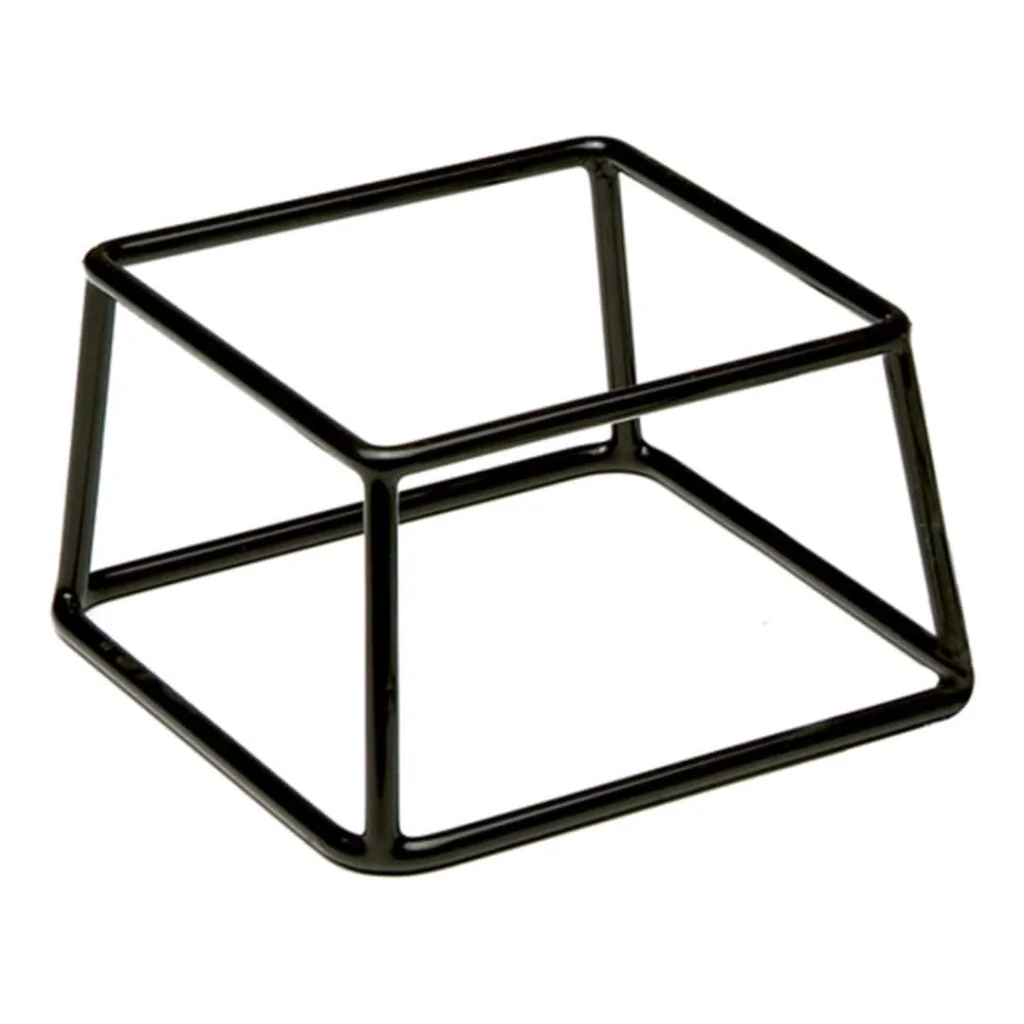 Supporto Buffet Quadrato Nero 18x18x10 cm APS
