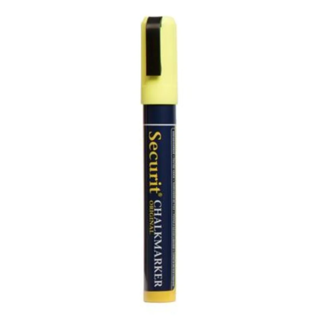 Pennarello Giallo Medio per Lavagna Menù SECURIT