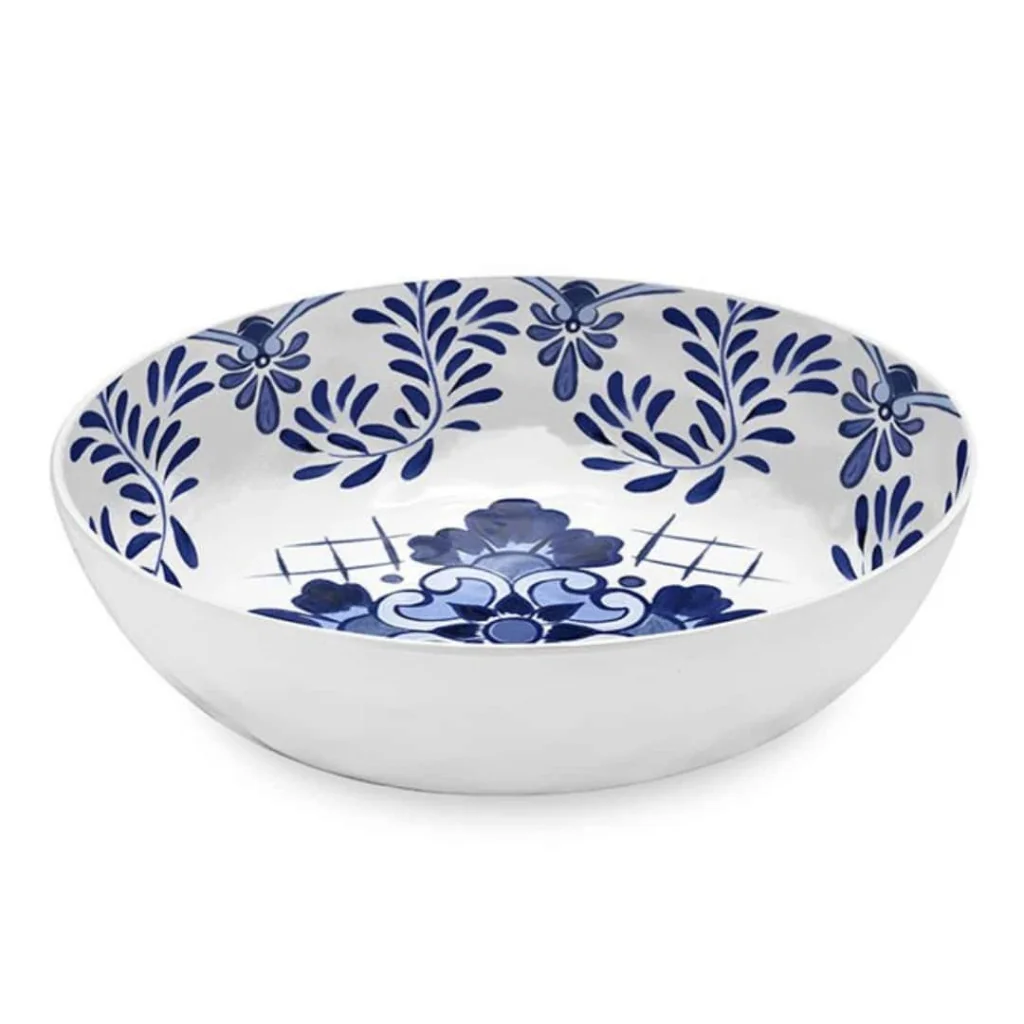 Piatto Fondo Santorini Blu Touch-Mel ø 20,4 cm EMPORIO ZANI