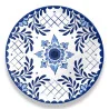 Piatto Piano Santorini Blu Touch-Mel ø 26,7 cm EMPORIO ZANI