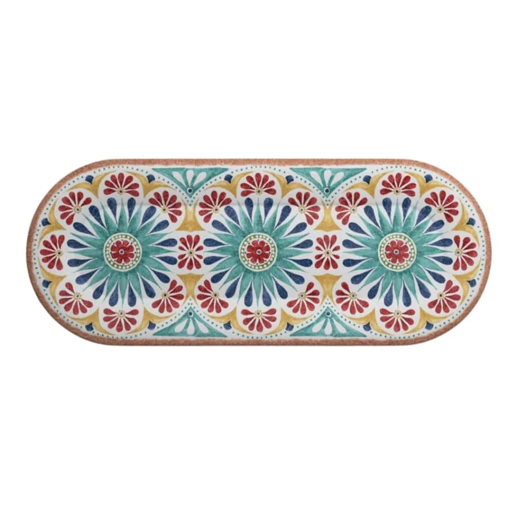 Vassoio Sandwich Porto Colorato Touch-Mel 38x15,5 cm EMPORIO