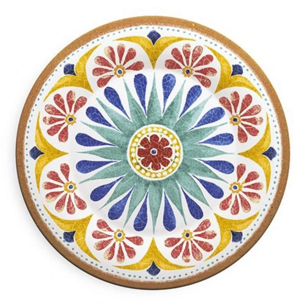 Piatto Dessert Porto Colorato Touch-Mel ø 21,6 cm EMPORIO ZANI