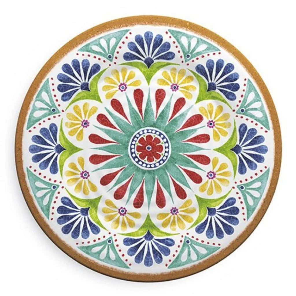 Piatto Piano Porto Colorato Touch-Mel ø 26,7 cm EMPORIO ZANI