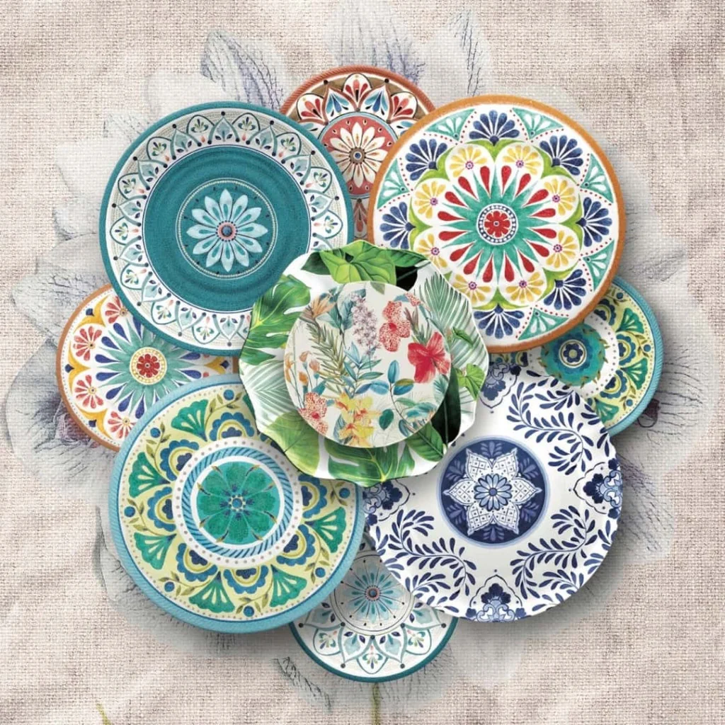 Vassoio Rettangolare Corallo Blu Touch-Mel 21x13 cm EMPORIO ZANI