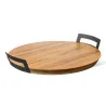 Tagliere Life Tondo Legno con Maniglie ø 32 cm ABERT