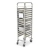 Carrello Porta Teglie GN 1/1 Inox 16 Posti HORECATECH