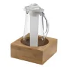 Supporto Caraffa Ametiste Bamboo 20x20x8 cm LEONE