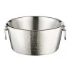 Secchiello Bottiglie Champagne Acciaio Martellato ø 37,5 cm