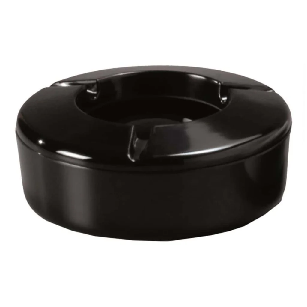Posacenere Antivento Nero 12,5x4 cm MEDRI