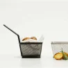 Cestino Fritti Rettangolare Nero 10x9x7h cm COMAS