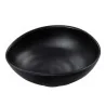 Coppa Melamina Ovale Ondulata Nera 24 cm MEDRI