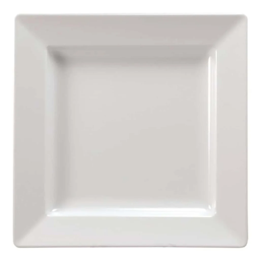 Vassoio Melamina Quadrato Bianco 33x33 cm MEDRI