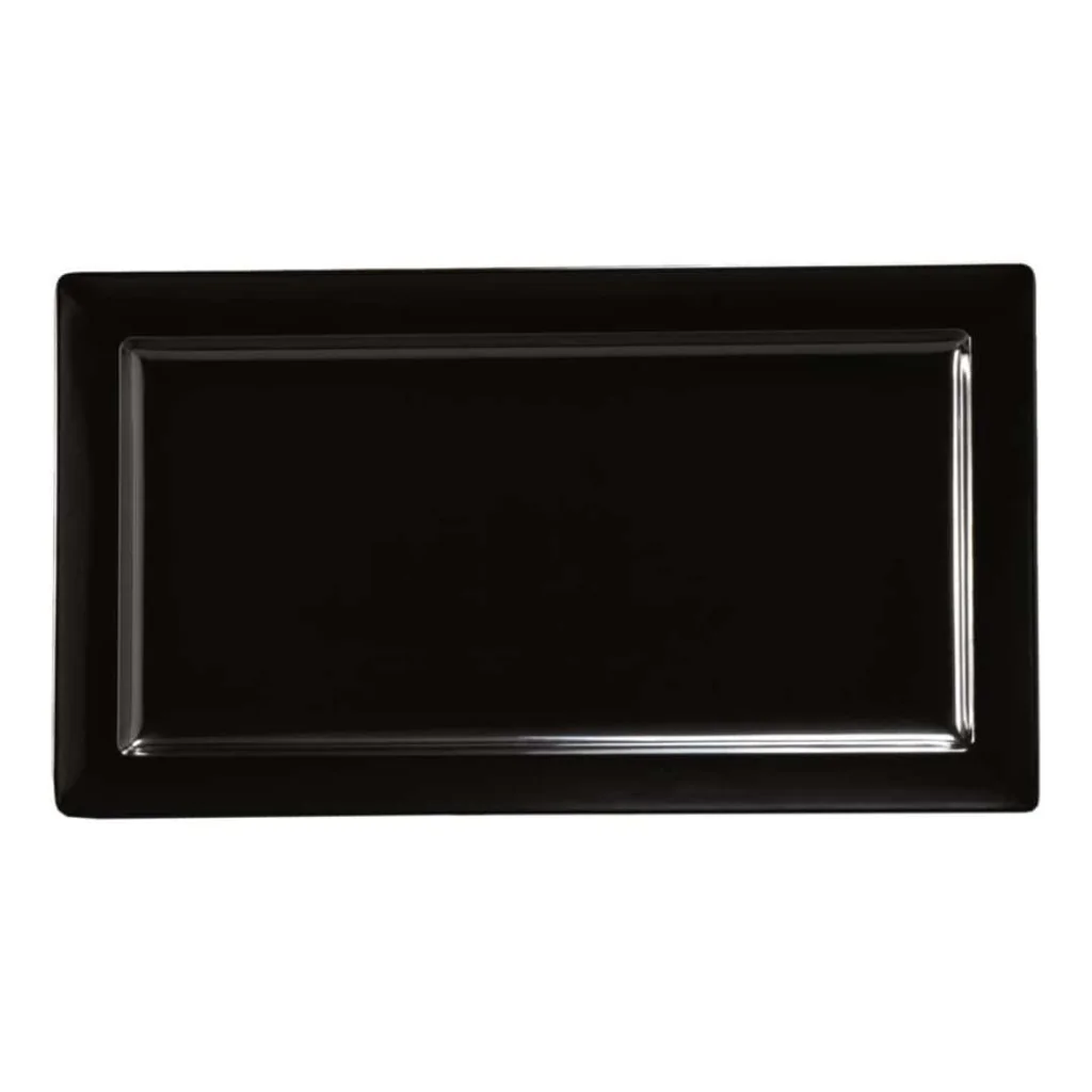 Vassoio Buffet Melamina Nero 65x36,5 cm MEDRI