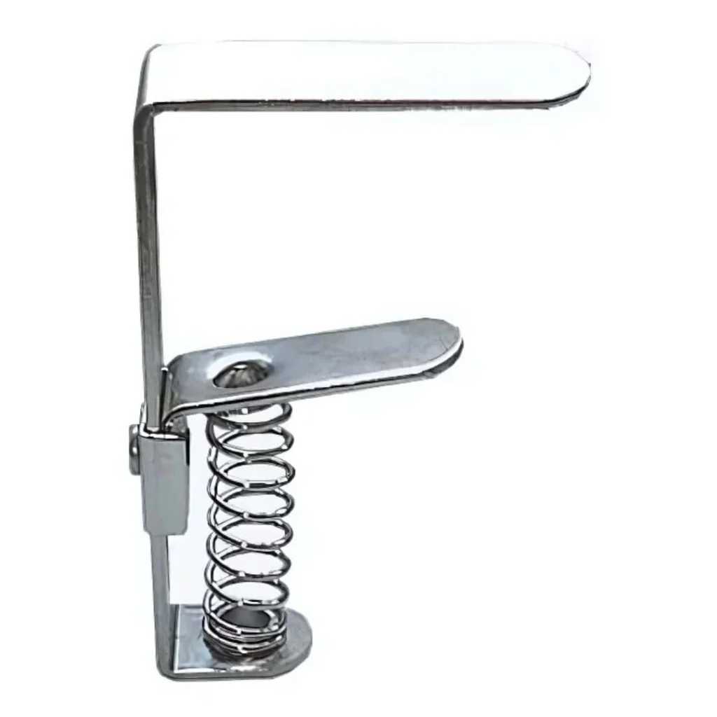 Gancio Fermatovaglie Alto a Molla Nichelato EVA COLLECTION