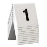 Numeri da Tavolo Bianchi 1-10 5x4 cm SECURIT