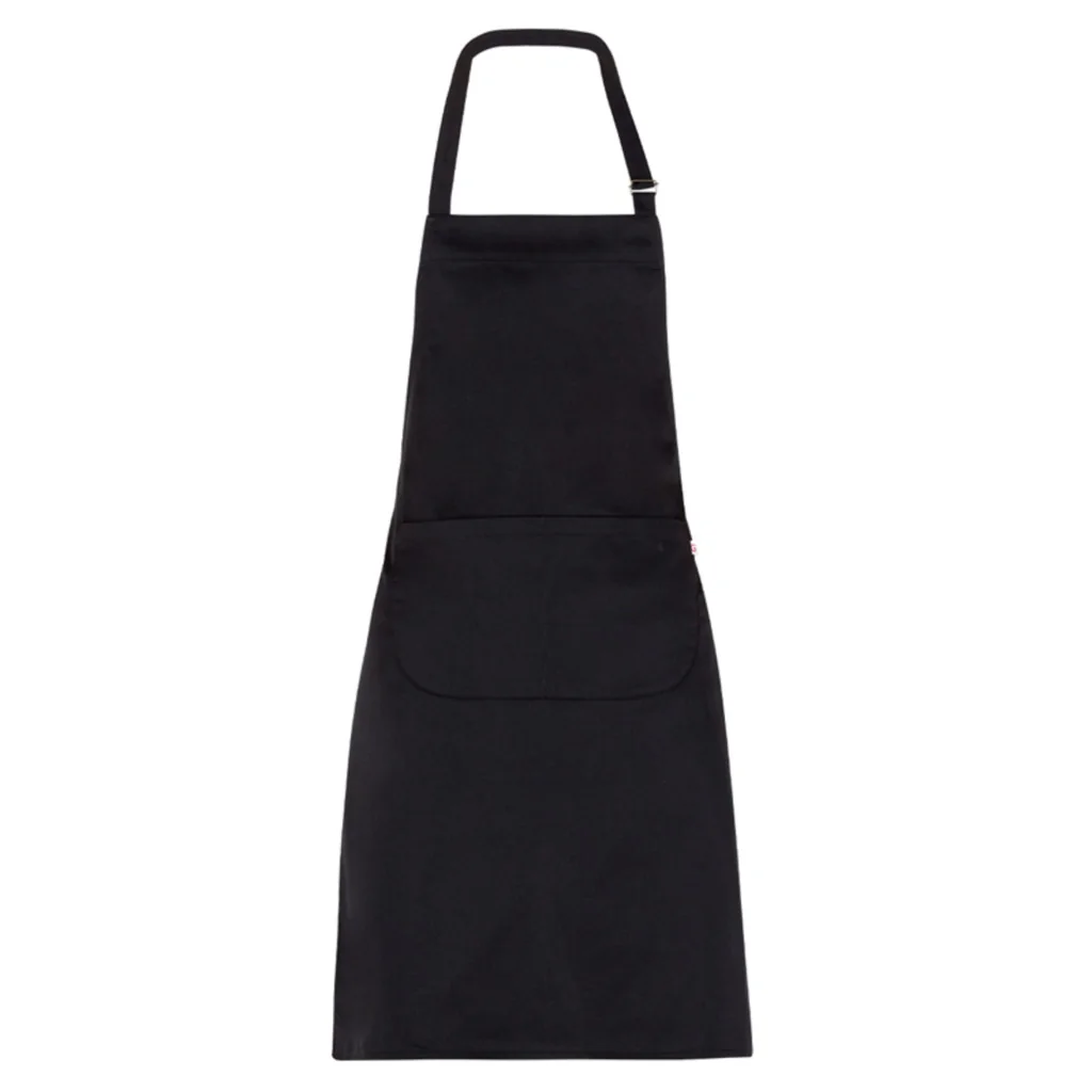 Grembiule Zante con Pettorina Nero GIBLORS