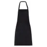 Grembiule Zante con Pettorina Nero GIBLORS
