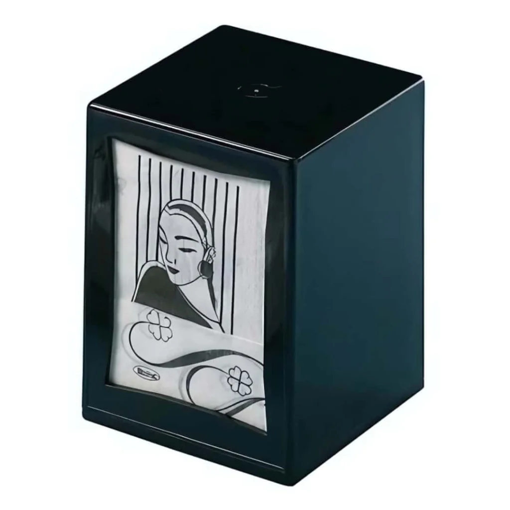 Porta Tovaglioli Pratik Nero 17x17 LEONE