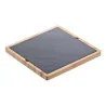 Vassoio Quadrato Bamboo e Ardesia 22x22 cm LEONE