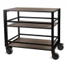Carrello Servizio Industrial Rovere 90x50x82h cm ABERT