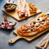 Tagliere Pinsa Bamboo con Manico 15x30x1 cm LEONE
