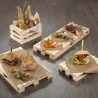 Vassoio Aperitivo Bancalino Mini Pallet 35x20 cm LEONE