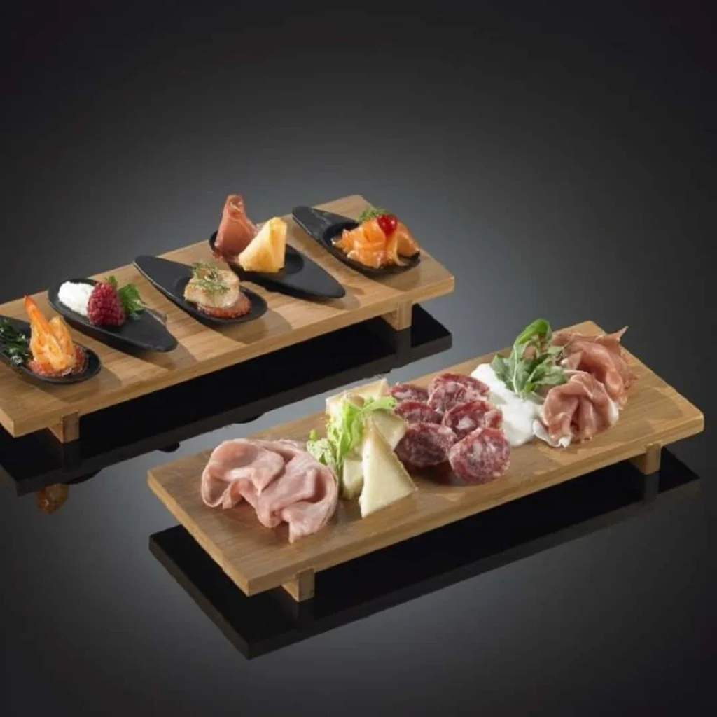 Vassoio Sushi Bamboo Nero 30x11 cm LEONE