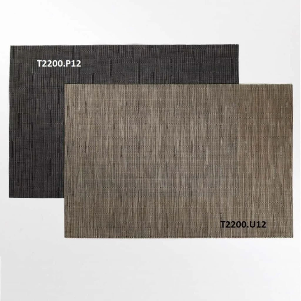 Set 12 Tovagliette Linea Tundra Tortora 30x45 cm LEONE