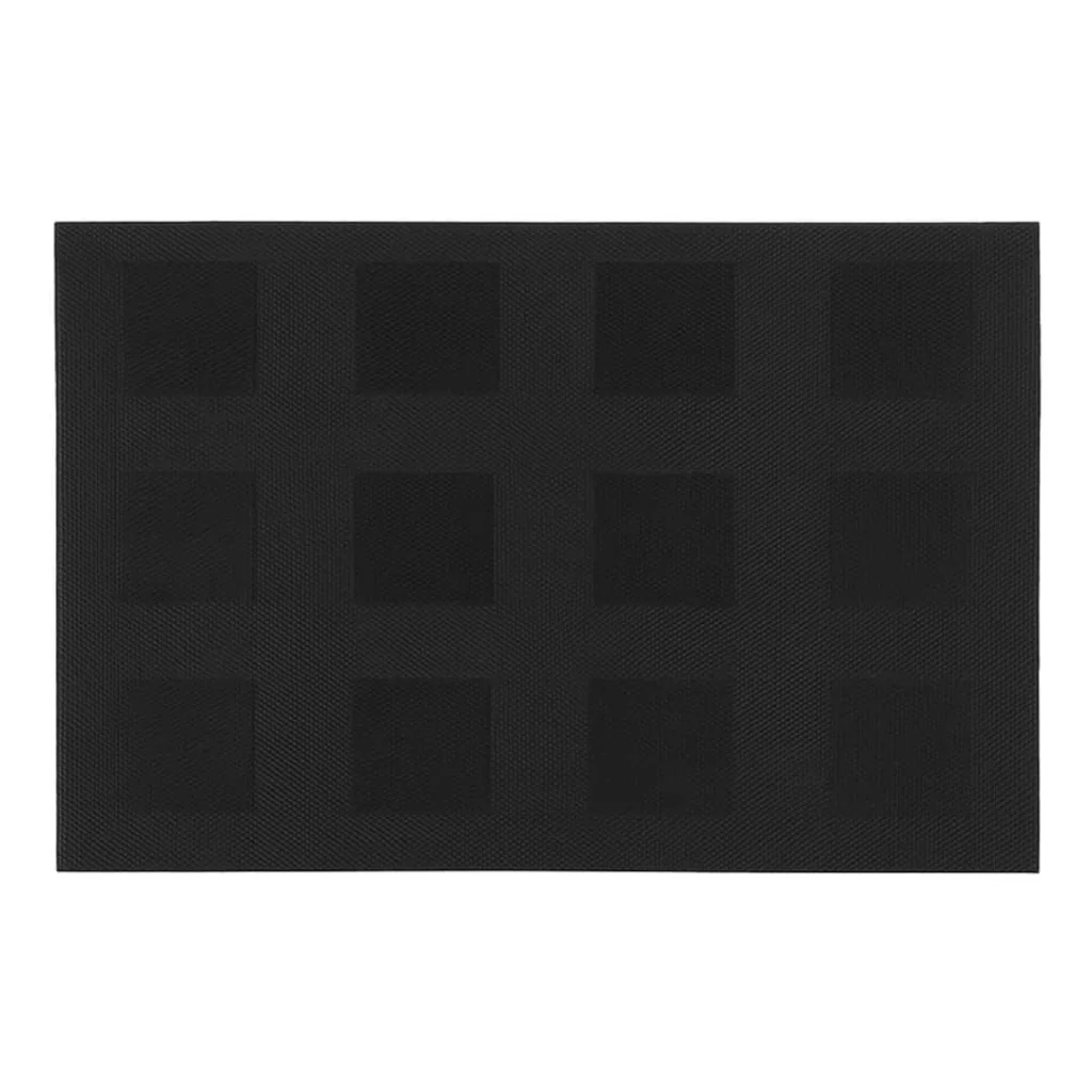 Set 12 Tovagliette Linea City Nera 30x45 cm LEONE