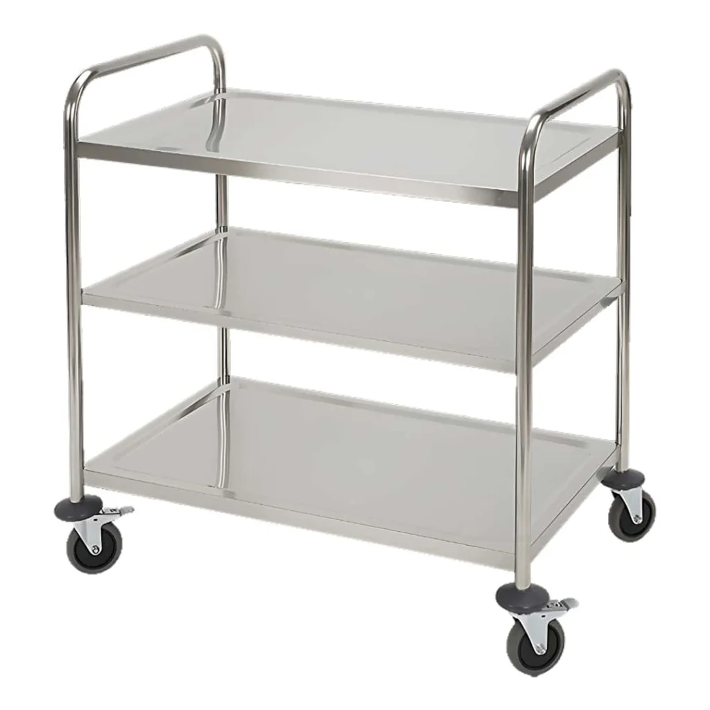 Carrello Portavivande Acciaio 3 Piani 86x54x94h cm HORECATECH