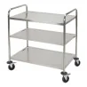 Carrello Portavivande Acciaio 3 Piani 86x54x94h cm HORECATECH
