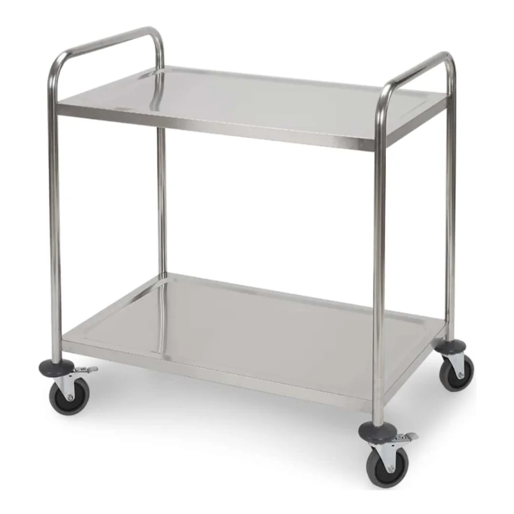 Carrello Portavivande Acciaio 2 Piani 86x54x94h cm HORECATECH