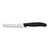 Coltello Tavola Seghettato Nero Swiss Classic 11 cm VICTORINOX