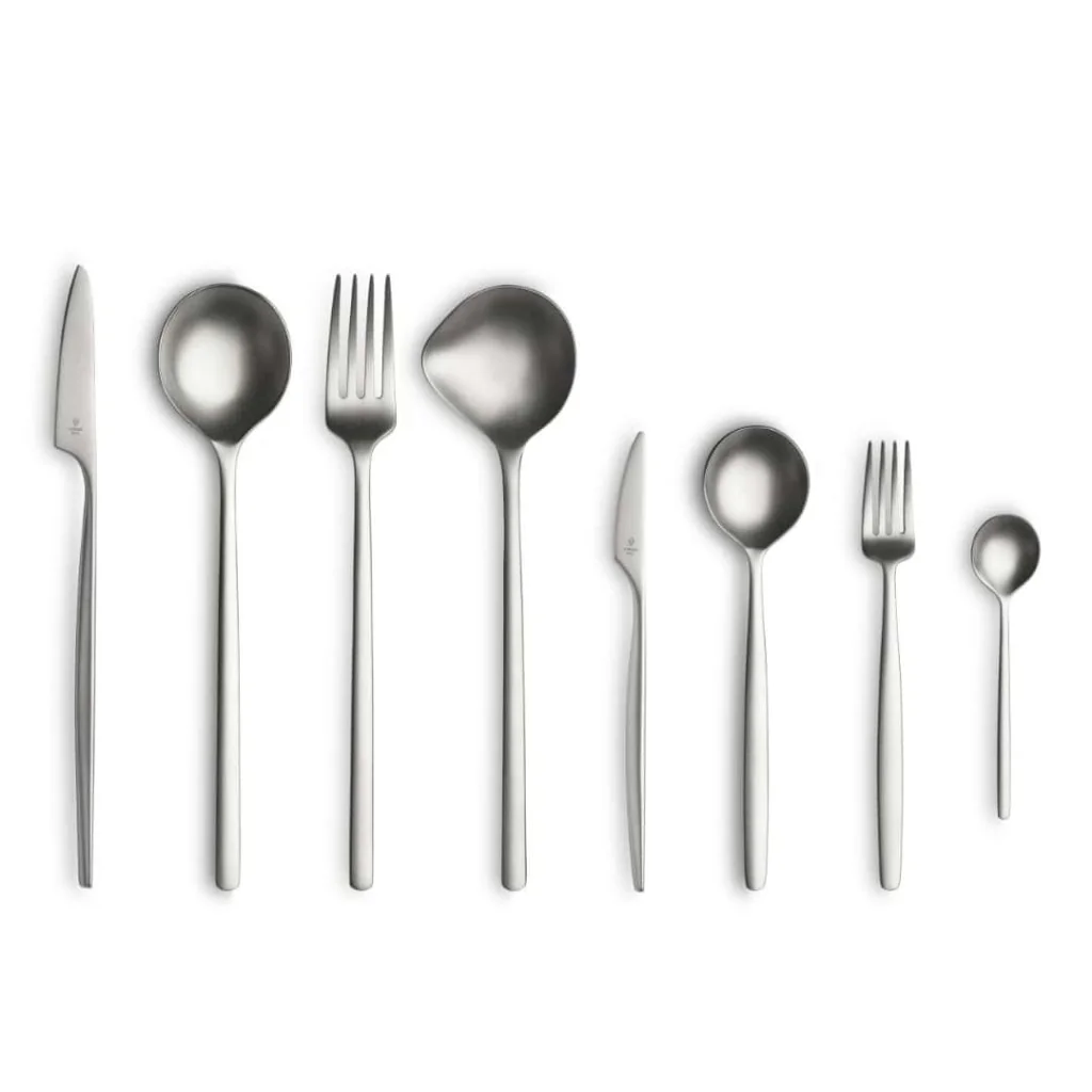 Set 6 Coltelli Dolce Atlantida Shotblasted COMAS
