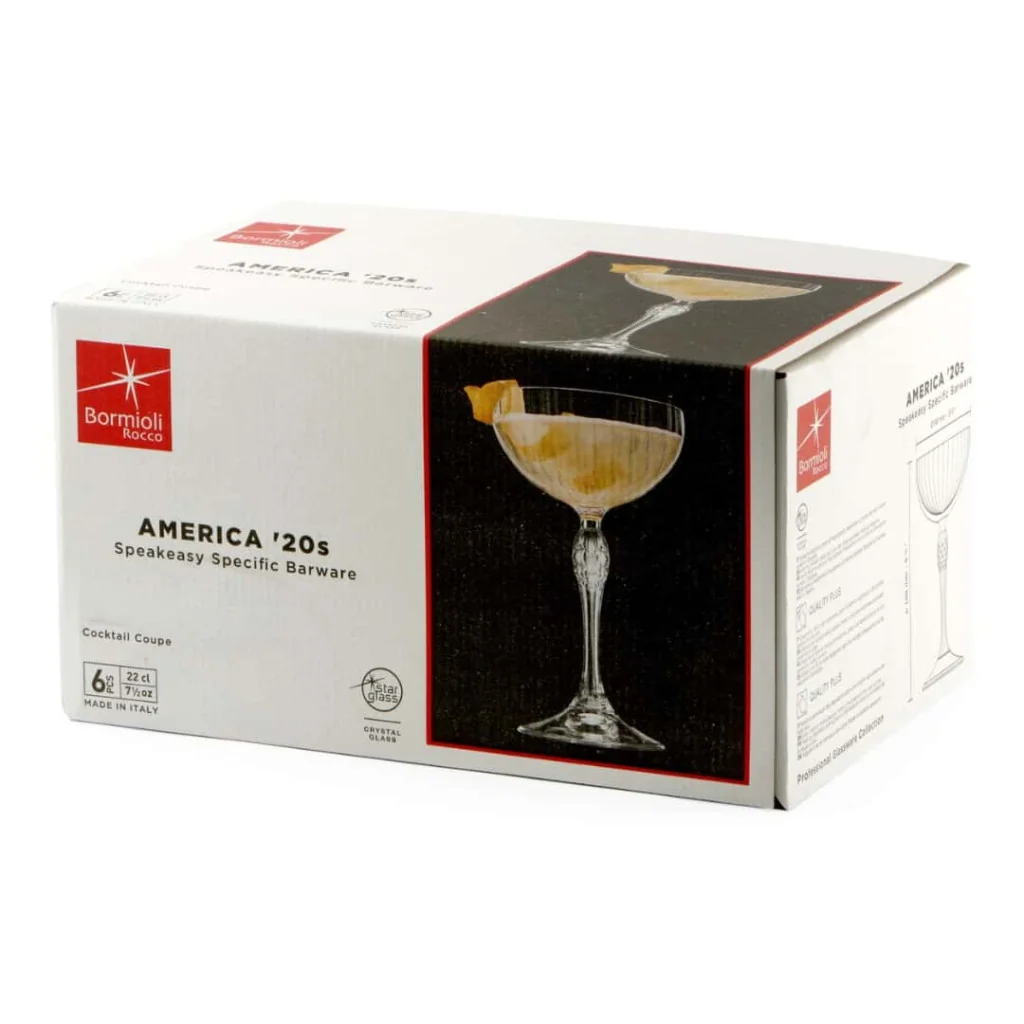 Set 6 Calici Cocktail America '20s Coupe 23 cl BORMIOLI ROCCO