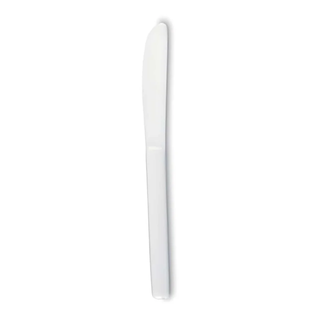Coltello Pic-nic Bianco Riutilizzabile 19 cm GIGANPLAST