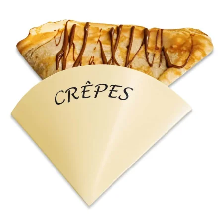 Porta Crepes 1/4 Carta Politenata 250 pz IMBALLAGGI ALIMENTARI