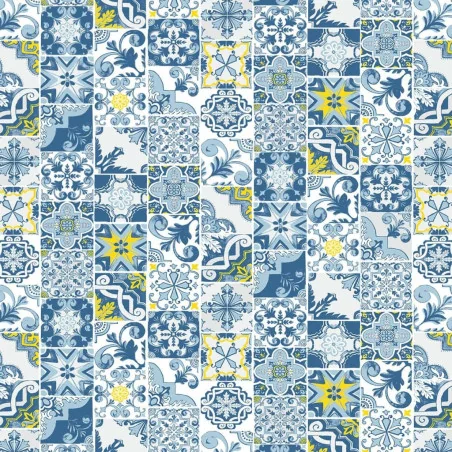 Tovaglie Alysia Blu Spunlaid 100x100 cm 20 pz VENTIDUE