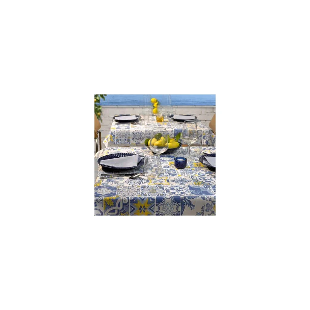 Tovaglie Alysia Blu Spunlaid 100x100 cm 20 pz VENTIDUE