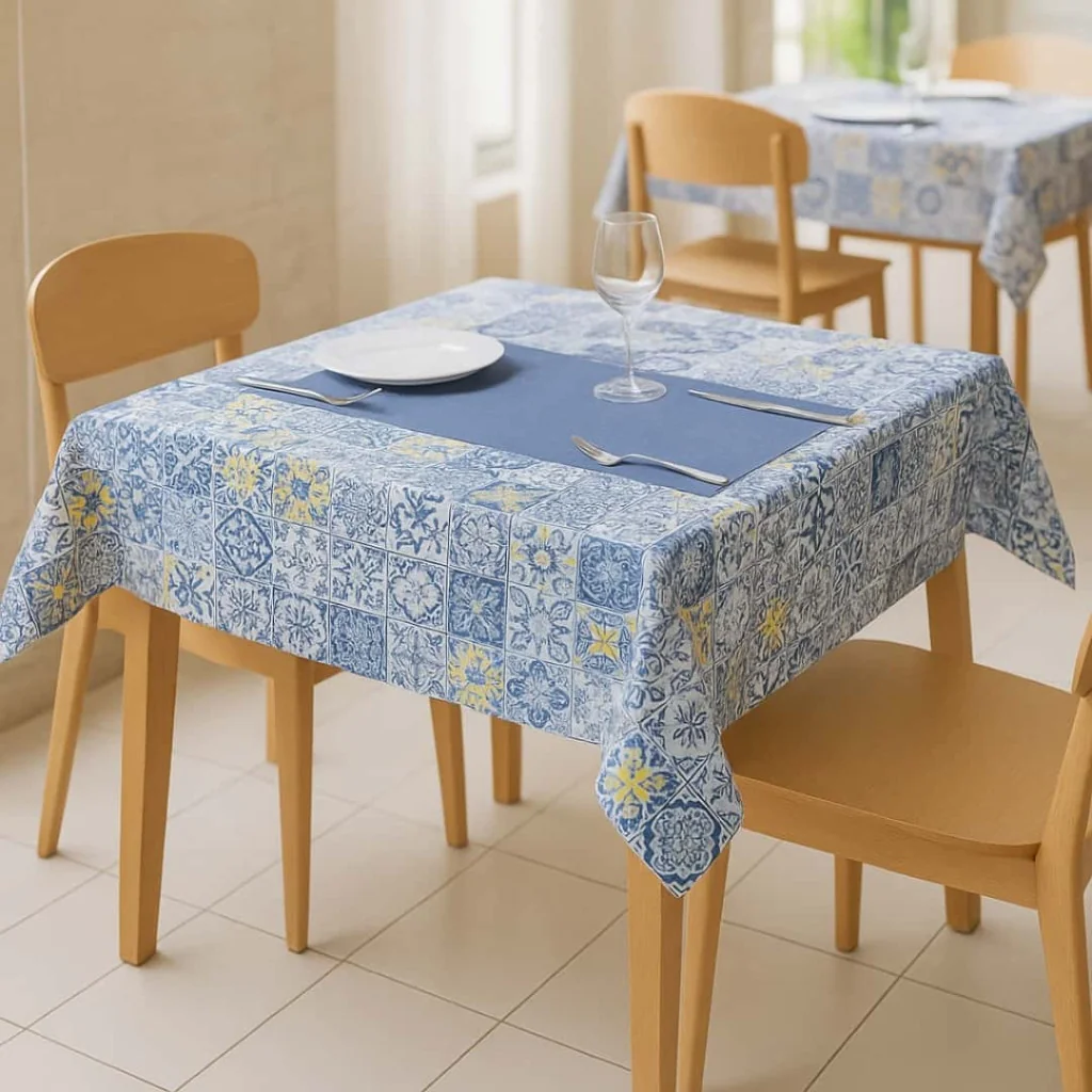 Tovaglie Alysia Blu Spunlaid 100x100 cm 20 pz VENTIDUE