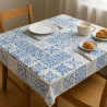 Tovaglia Carta Accoppiata Maiolica BLU 100x100 cm 250 pz DT