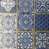 Tovaglia Carta Accoppiata Maiolica BLU 100x100 cm 250 pz DT