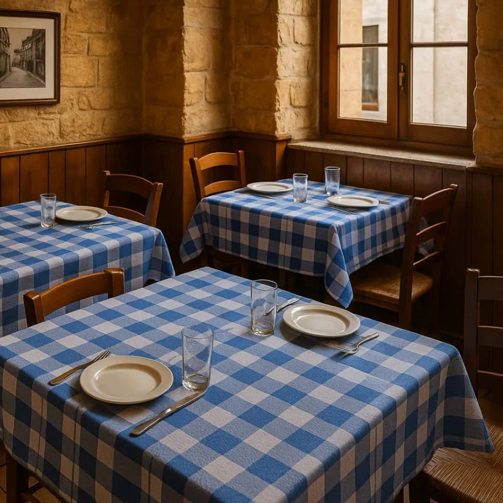 Tovaglia Carta Accoppiata Locanda Blu 100x100 cm 250 pz DT