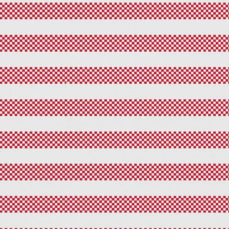 Tovaglia Accoppiata Righe Bordeaux 100x100 cm 250 pz DT